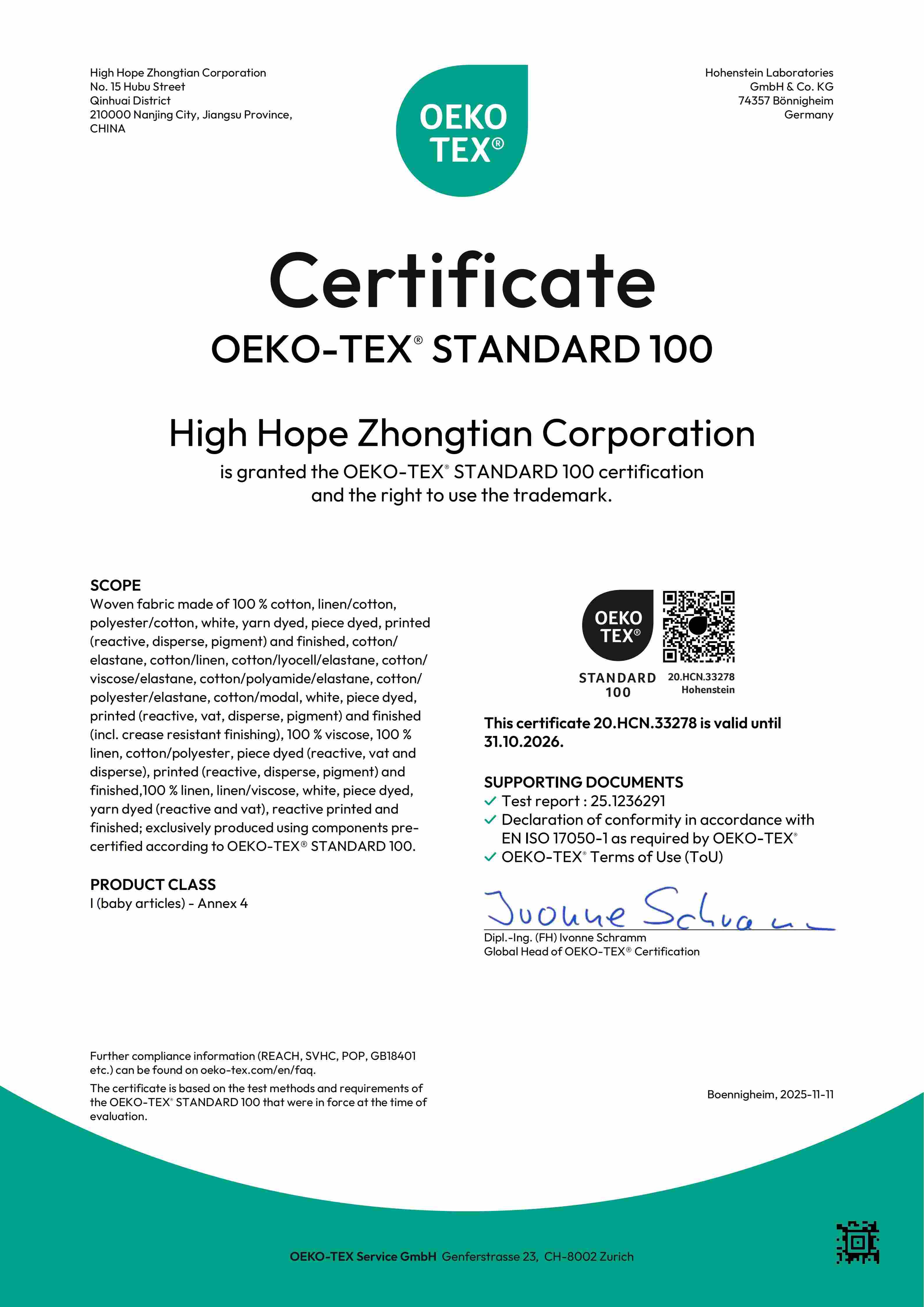OEKO-TEX100